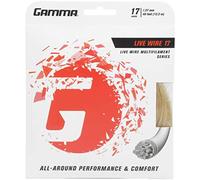 GAMMA - Corda da Tennis Live Wire Natura, 12.2 m Set, Saitenset Live Wire, Naturale