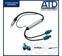 Gamma Doppio Antenna Fakra Iso Adattatore Amplificata Per VW Skoda Audi Seat