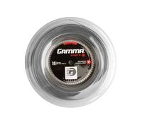 Corda da tennis Gamma iO Soft (200 m) - charcoal grey 1.23 mm