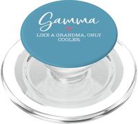 Gamma Like A Grandma Only Cooler Heart Mother's Day Gamma PopSockets PopGrip per MagSafe
