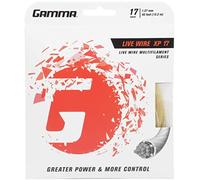Gamma Live Wire XP 17G - Corda da tennis, colore: naturale