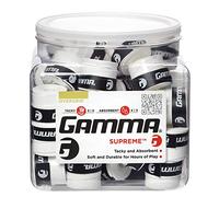 Gamma, Overgrip supremo Unisex, Bianco, 60 Jar