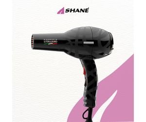 GAMMA PIU' + L'Italiano Asciugacapelli Phon 2000w Black - Gammapiù