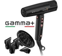 Gamma Piu X-Horizon Asciugacapelli Phon Professionale Nero Opaco
