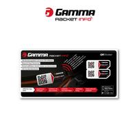 Gamma Racket Info Incollare Gli Adesivi Confezione Da 2-Nero