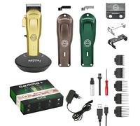 GAMMA+ Skin Bulk Balding Clipper Limited Edition con Motore Boosted, Tagliacapelli Uomo Professionale, Super Trimmer, Lama 45mm Regolabile Zero-Gap, 2 Ore di Autonomia senza Fili, 3 Cover, 5 Pettini,