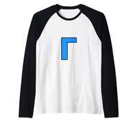 Gamma - Terza lettera dell'alfabeto greco Maglia con Maniche Raglan