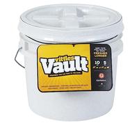 Gamma2 Vittles Vault Outback - Secchio ermetico per Cibo per Animali Domestici, Bianco, 4,5 kg
