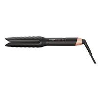 GAMMAPIU' Arricciatore 2 in 1 Rosebud, Ferro Arricciacapelli Professionale e Piastra per Capelli in Ceramica, 4 Regolazioni di Temperatura, Impugnatura Anti Scivolo, Rivestimento Anti Scottatura