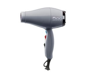 GAMMAPIU’ Asciugacapelli Professionale 500 Compact Light, Phon per Capelli Leggero e Compatto, E.T.C. Technology Asciugatura Profonda, Griglia Rivestita in Tormalina, W1800-2000 (grigio)