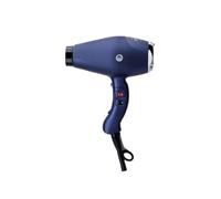 GAMMAPIU’ Asciugacapelli Professionale Aria Dual Ionic, Generatore Ionico, Phon Capelli, Leggero, Silenzioso, Potente, Fon Tecnologia a Ioni, Griglia Rivestita in Argento, W 1850-2200 (blu notte)