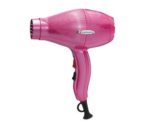 GAMMAPIU’ Asciugacapelli Professionale E-T.C. Light, Phon per Capelli Leggero (430gr), Phon Professionale Compatto, solo 18,5 cm, Griglia Rivestita in Tormalina, W1800-2100 (Spina ITALIA, Rosa)