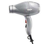 GAMMAPIU’ Asciugacapelli Professionale Ion Ceramic Argento, Generatore Ionico, Phon per Capelli Leggero, Silenzioso e Potente, Fon Tecnologia a Ioni, Griglia Rivestita in Argento, W 2000-2300