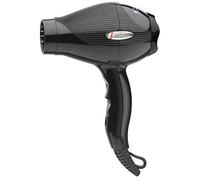 GAMMAPIU’ Asciugacapelli Professionale Pocket E-T.C Mini Nero, Phon per Capelli Ideale per il Viaggio, Leggero e Compatto, Beccuccio e Diffusore Incluso, Griglia Rivestita in Tormalina, W 1000-1200