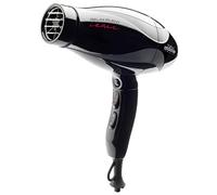GAMMAPIU’ Asciugacapelli Professionale Relax Silent Ionic Nero, Phon per Capelli, Leggero e Bilanciato, Silenzioso, Potente, Griglia Rivestita in Argento, Alte Prestazioni, W 1800-2100