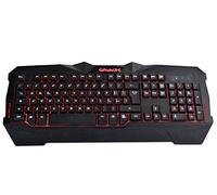 TASTIERA USB RGB DA GAMING A COLORI RETROILLUMINATA CABLATA WIRED KEYBOARD NERA