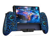 Gammeefy JC200 Controller interruttore per Nintendo Switch/OLED, (senza deriva, nessuna zona morta), effetto hall, joystick wireless con 9 luci colorate