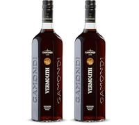 Gamondi Vermouth di Torino IGP Rosso - 18% vol. - 1 Litro - Tradizionale Aperitivo Piemontese (Confezione da 2)
