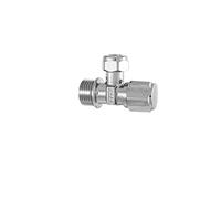 Gampper, 1322, Eckventil NILplus 1/2 pollice breve, raccordo 3/8 compressione