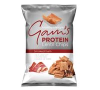 GAM'S Patatine proteiche di lenticchie al gusto di prosciutto affumicato, 65 g