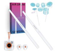 Gamsing Official - Batteria elettronica portatile con ingresso da 3,5 mm, pedali, lezioni e giochi, borsa, pedale, cordino, prodotto ufficiale Gamsing