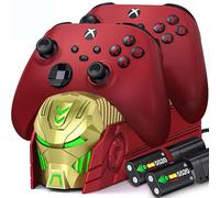 GAMSINGY Xbox Controller Batteria per Xbox One/Xbox Series X&S Controller, 2 batterie da 5520 mWh Xbox, compatibile con Xbox One S/X/Elite Controller, Xbox Series X/S Controller, 25 ore di