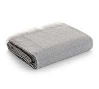 GAMUSI Copridivano 2 posti multiuso, copriletto per letto da 90/105 cm, Jarapa Foulard copriletto copriletto copriletto in cotone tinta unita - 180 x 280 cm, grigio chiaro