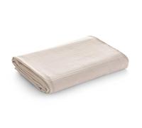 GAMUSI Copridivano 3 posti multiuso, copriletto per letto da 135/150 cm, Jarapa Foulard copriletto morbido resistente liscio - 230 x 280 cm, beige