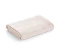 GAMUSI Copriletto multiuso ecru - copriletto leggero e resistente, protezione per divano, letto e poltrona, coperta decorativa moderna, 180 x 140 cm, ecru