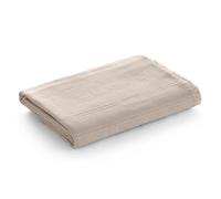 GAMUSI Copriletto multiuso ecru - copriletto leggero e robusto - protezione per divano, letto e poltrona - moderna coperta decorativa, 180 x 140 cm, pietra