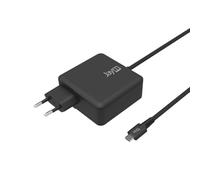 GaN 100 W ultra veloce - USB-C PD & PPS - Cavo intrecciato 2 m integrato - Compatibile con MacBook Pro/Air, iPad Pro, iPhone 17/16 serie, Samsung Galaxy S26/S25 serie, PC Dell /HP /Lenovo - Nero
