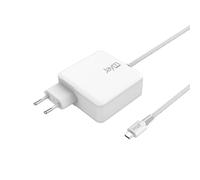 GaN 100 W ultra veloce - USB-C PD & PPS - Cavo intrecciato 2 m integrato - Compatibile con MacBook Pro/Air, iPad Pro, iPhone 17/16 serie, Samsung Galaxy S26/S25 serie, PC Dell /HP /Lenovo - Bianco