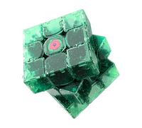 GAN 15 Maglev 3x3 Cubo di Professionale Magnetico Cube Speed Regolazione Digitale Della Tensione Cubi Magnetici Regolabile 58.6g Leggero, Emeraldox Magic Cube