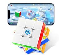 GAN 356 i Carry S cubo magico 3x3, Smart Cube con app Concorso online | Magnetico Speed Cube - Smart Tracking & Batterie rimovibili, Apparecchi uditivi per bambini, principianti + adulti