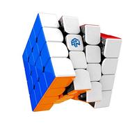 GAN 460 M Speedcube, 4x4 Cubo Master Magnetico 460M Puzzle Giocattolo Rompicapo (Stickerless, Senza Adesivi)