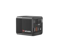 Verbatim - GaN Charger 65W Universale Nero AC Ricarica rapida Interno