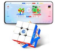GAN iCarry4 Cubo di Velocità Professionale Smart cubo, 48 Magneti Integrati, 150 Ore di Autonomia, App con Dati di Risoluzione e Tutorial Guidati, Ideale per Principianti
