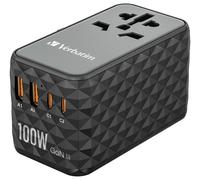Gan III Universale Adattatore da Viaggio Con USB, 100W, 2x USB A, C - 32121