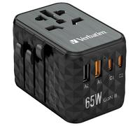 Gan III Universale Adattatore da Viaggio Con USB, 65W, 2x USB A, C - 32120