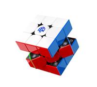 GAN V100 Maglev Cubo di Velocità Professionale 3x3 Speed Cube, Cubo Magnetico con 72 Magneti e Design Leggero da 64g, GAN Cube 355 Maglev è Perfetto per Giocatori con Mani Piccole e per Principianti.