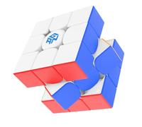 Gan15 Maglev Speed Cube 3x3 Magnetico Professionale Cubo, Regolazione Digitale della Tensione Cubo di Velocità Intercambiabili 58.6g Leggero per Competizioni e Allenamento(Versione UV)