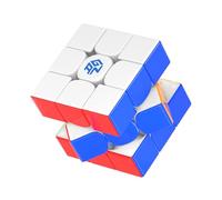 Gan15 Maglev Speed Cube 3x3 Magnetico Professionale Cubo, Regolazione Digitale Della Tensione Cubo di Velocità Intercambiabili 58.6g Leggero Per Competizioni e Allenamento(Versione UV)