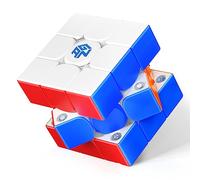 GAN356M E Speed Cube Professionale Magnetico 3x3 Gan cube, 12 Livelli Di Tenuta Regolabili Originale Cubo 48 Capsule Magnetiche, Adatto Ad Adulti e Bambini, Allenamento e Competizione