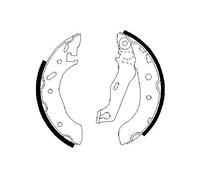 Ganasce freno 0 986 487 553 BOSCH per FORD MAZDA