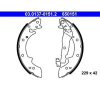 ATE 03.0137-0151.2 Kit ganasce freni