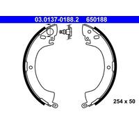 ATE Kit ganasce freni 03.0137-0188.2 posteriore per Mitsubishi