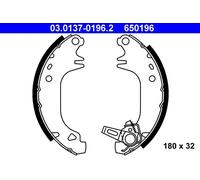 ATE Kit ganasce freni 03.0137-0196.2 posteriori per Citroën AX e Peugeot 106 I