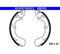Ganasce freno 03.0137-0315.2 ATE per SUZUKI DAIHATSU SUBARU