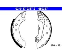 Set di ganasce freno ATE 03.0137-0337.2