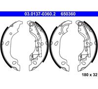 Ganasce freno 03.0137-0360.2 ATE per FIAT PUNTO PUNTO Furgone/hatchback